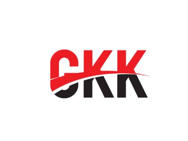 GKK ilk harf logo tasarım vektör şablonu. kurumsal iş kimliği için yaratıcı sembol.