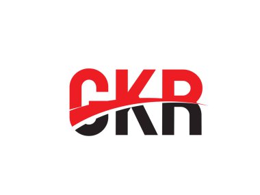 GKR ilk harf logo tasarım vektör şablonu. kurumsal iş kimliği için yaratıcı sembol.