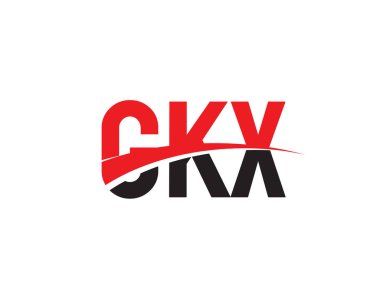 GKX ilk harf logo tasarım vektör şablonu. kurumsal iş kimliği için yaratıcı sembol.