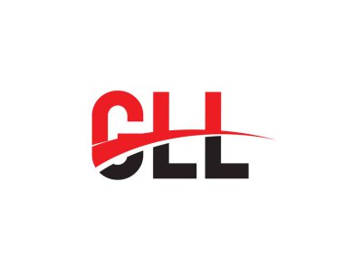 GLL ilk harf logo tasarım vektör şablonu. kurumsal iş kimliği için yaratıcı sembol.