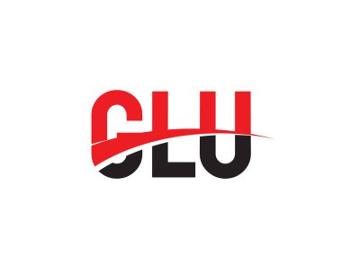 GLU ilk harf logo tasarım vektör şablonu. kurumsal iş kimliği için yaratıcı sembol.
