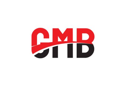 GMB ilk harf logo tasarım vektör şablonu. kurumsal iş kimliği için yaratıcı sembol.