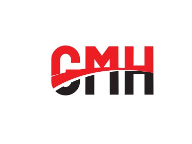 GMH ilk harf logo tasarım vektör şablonu. kurumsal iş kimliği için yaratıcı sembol.