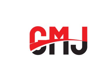 GMJ ilk harf logo tasarım vektör şablonu. kurumsal iş kimliği için yaratıcı sembol.