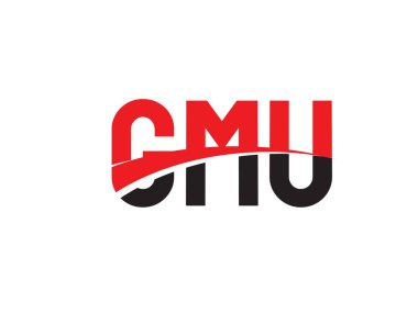 GMU ilk harf logo tasarım vektör şablonu. kurumsal iş kimliği için yaratıcı sembol.