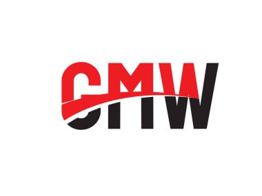 GMW ilk harf logo tasarım vektör şablonu. kurumsal iş kimliği için yaratıcı sembol.