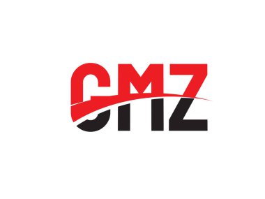 GMZ ilk harf logo tasarım vektör şablonu. kurumsal iş kimliği için yaratıcı sembol.