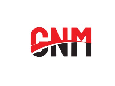 GNM ilk harf logo tasarım vektör şablonu. kurumsal iş kimliği için yaratıcı sembol.
