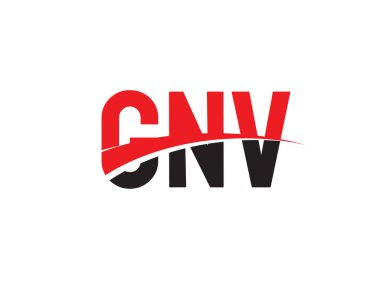 GNV ilk harf logo tasarım vektör şablonu. kurumsal iş kimliği için yaratıcı sembol.