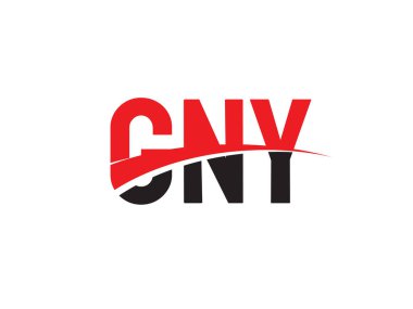 GNY ilk harf logo tasarım vektör şablonu. kurumsal iş kimliği için yaratıcı sembol.