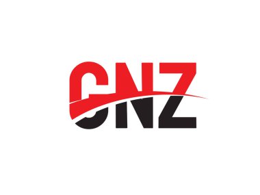 GNZ ilk harf logo tasarım vektör şablonu. kurumsal iş kimliği için yaratıcı sembol.