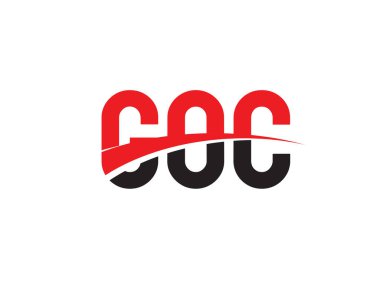 GOC ilk harf logo tasarım vektör şablonu. kurumsal iş kimliği için yaratıcı sembol.