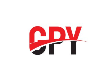 GPY ilk harf logo tasarım vektör şablonu. kurumsal iş kimliği için yaratıcı sembol.