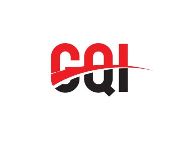 GQI ilk harf logo tasarım vektör şablonu. kurumsal iş kimliği için yaratıcı sembol.