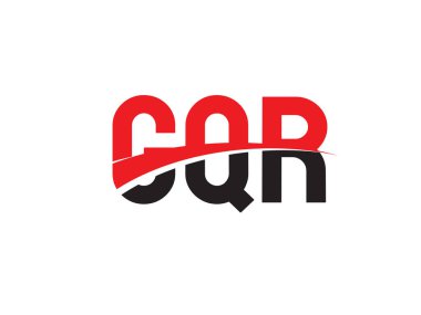 GQR ilk harf logo tasarım vektör şablonu. kurumsal iş kimliği için yaratıcı sembol.