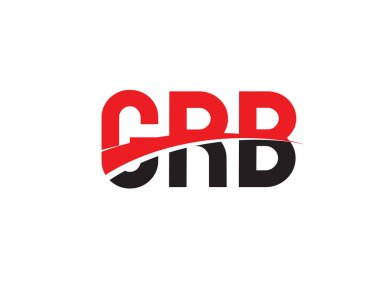 GRB ilk harf logo tasarım vektör şablonu. kurumsal iş kimliği için yaratıcı sembol.