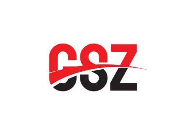 GSZ ilk harf logo tasarım vektör şablonu. kurumsal iş kimliği için yaratıcı sembol.
