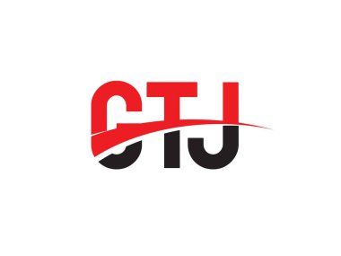 GTJ ilk harf logo tasarım vektör şablonu. kurumsal iş kimliği için yaratıcı sembol.