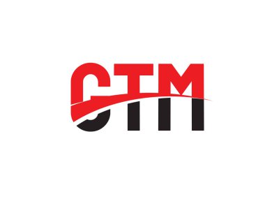 GTM ilk harf logo tasarım vektör şablonu. kurumsal iş kimliği için yaratıcı sembol.