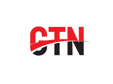 GTN ilk harf logo tasarım vektör şablonu. kurumsal iş kimliği için yaratıcı sembol.