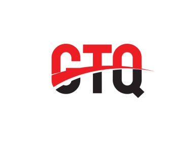 GTQ ilk harf logo tasarım vektör şablonu. kurumsal iş kimliği için yaratıcı sembol.