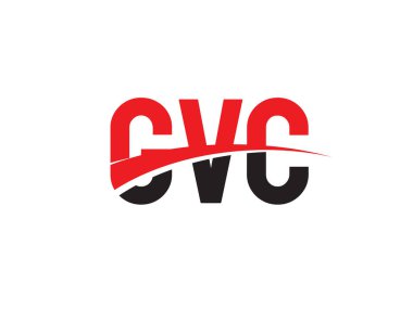 GVC ilk harf logo tasarım vektör şablonu. kurumsal iş kimliği için yaratıcı sembol.