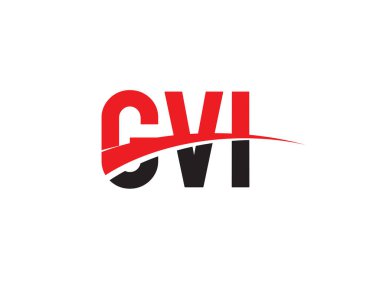 GVI ilk harf logo tasarım vektör şablonu. kurumsal iş kimliği için yaratıcı sembol.
