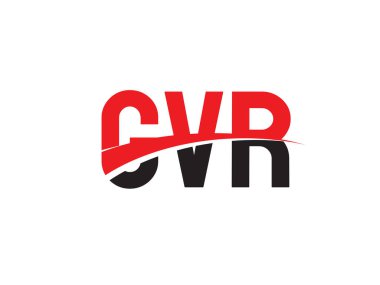 GVR ilk harf logo tasarım vektör şablonu. kurumsal iş kimliği için yaratıcı sembol.