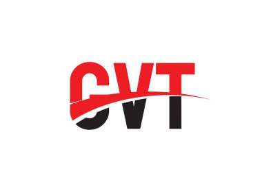 GVT ilk harf logo tasarım vektör şablonu. kurumsal iş kimliği için yaratıcı sembol.