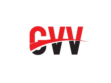 GVV ilk harf logo tasarım vektör şablonu. kurumsal iş kimliği için yaratıcı sembol.