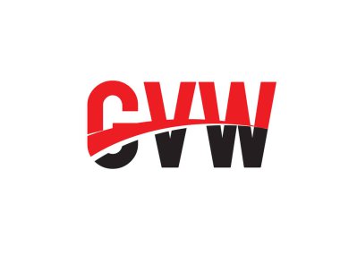 GVW ilk harf logo tasarım vektör şablonu. kurumsal iş kimliği için yaratıcı sembol.