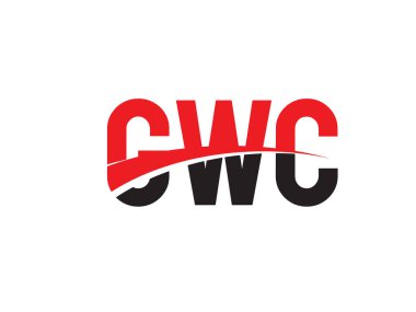 GWC ilk harf logo tasarım vektör şablonu. kurumsal iş kimliği için yaratıcı sembol.