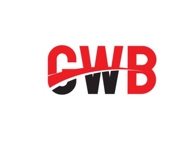 GWB ilk harf logo tasarım vektör şablonu. kurumsal iş kimliği için yaratıcı sembol.