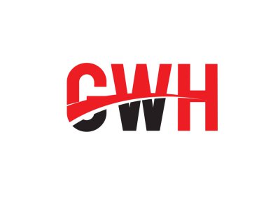 GWH ilk harf logo tasarım vektör şablonu. kurumsal iş kimliği için yaratıcı sembol.