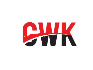 GWK ilk harf logo tasarım vektör şablonu. kurumsal iş kimliği için yaratıcı sembol.