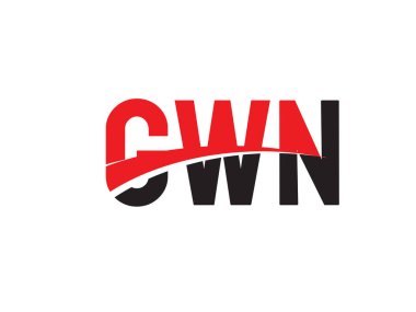 GWN ilk harf logo tasarım vektör şablonu. kurumsal iş kimliği için yaratıcı sembol.