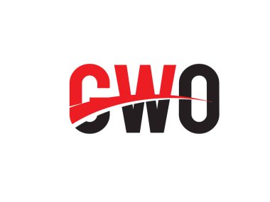 GWO ilk harf logo tasarım vektör şablonu. kurumsal iş kimliği için yaratıcı sembol.