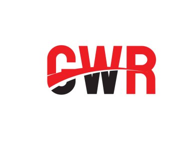 GWR ilk harf logo tasarım vektör şablonu. kurumsal iş kimliği için yaratıcı sembol.