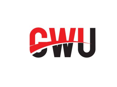 GWU ilk harf logo tasarım vektör şablonu. kurumsal iş kimliği için yaratıcı sembol.