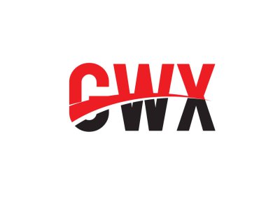 GWX ilk harf logo tasarım vektör şablonu. kurumsal iş kimliği için yaratıcı sembol.