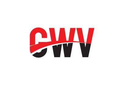 GWV ilk harf logo tasarım vektör şablonu. kurumsal iş kimliği için yaratıcı sembol.