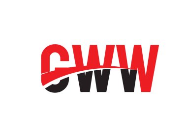 GWW ilk harf logo tasarım vektör şablonu. kurumsal iş kimliği için yaratıcı sembol.