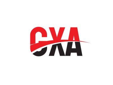 GXA ilk harf logo tasarım vektör şablonu. kurumsal iş kimliği için yaratıcı sembol.