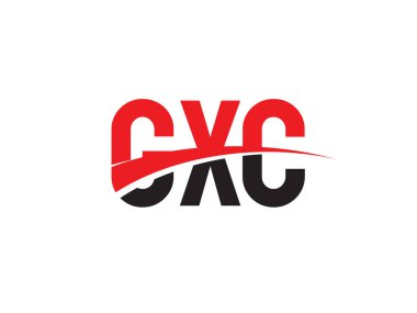 GXC ilk harf logo tasarım vektör şablonu. kurumsal iş kimliği için yaratıcı sembol.