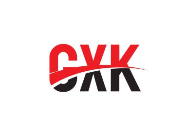 GXK ilk harf logo tasarım vektör şablonu. kurumsal iş kimliği için yaratıcı sembol.