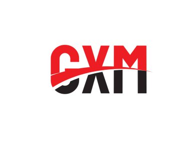 GXM ilk harf logo tasarım vektör şablonu. kurumsal iş kimliği için yaratıcı sembol.