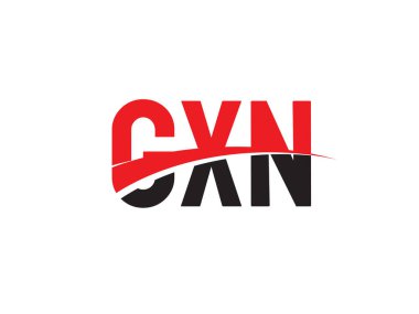 GXN ilk harf logo tasarım vektör şablonu. kurumsal iş kimliği için yaratıcı sembol.