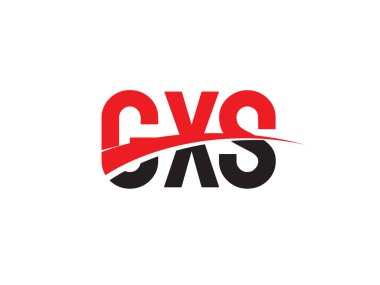 GXS ilk harf logo tasarım vektör şablonu. kurumsal iş kimliği için yaratıcı sembol.