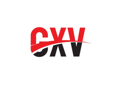 GXV ilk harf logo tasarım vektör şablonu. kurumsal iş kimliği için yaratıcı sembol.