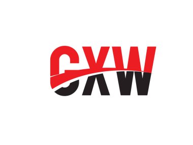 GXW ilk harf logo tasarım vektör şablonu. kurumsal iş kimliği için yaratıcı sembol.